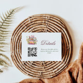 新しいチャプターストーリーブライダルシャワーのレジストリ詳細 エンクロージャーカード