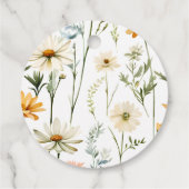 新しいチャプターストーリー本の赤ちゃんシャワーのお願い フェイバータグ (裏面)