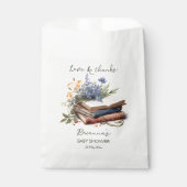 新しいチャプターストーリー本の赤ちゃんシャワー印刷 フェイバーバッグ (正面)