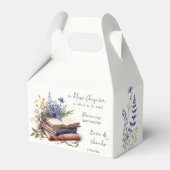 新しいチャプターストーリー本の赤ちゃんシャワー印刷 フェイバーボックス (正面サイド)