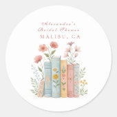 新しいチャプターパステルブックガーデン ラウンドシール (正面)