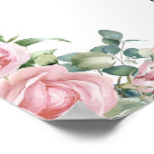 新しいチャプターピンクのフローラバウ赤ちゃんシャワーへようこそ ポスター (角)