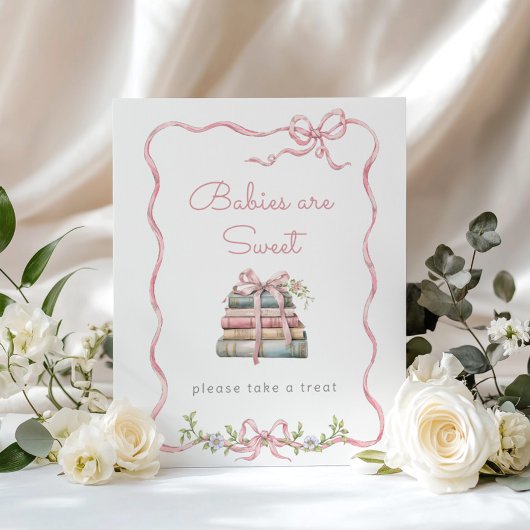 新しいチャプターピンクの弓ベビーは甘い ポスター