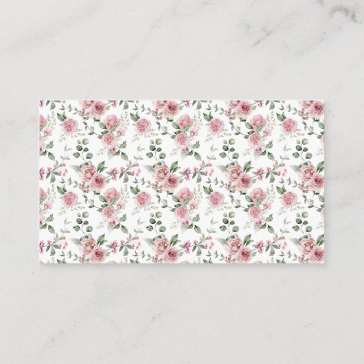 新しいチャプターピンクフローラキャンディーの数 エンクロージャーカード (裏面)