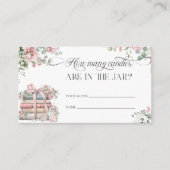 新しいチャプターピンクフローラキャンディーの数 エンクロージャーカード (正面)