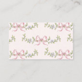 新しいチャプターピンクボウキャンディゲームの数 エンクロージャーカード (裏面)