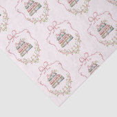 新しいチャプターピンクリボン弓ヴィンテージ赤ちゃんシャワー 薄葉紙 (詳細)