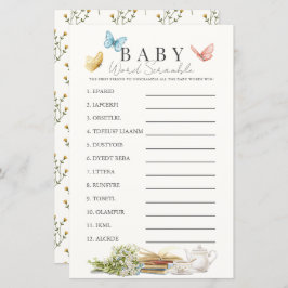 新しいチャプターブックティーベビー単語スクランブルゲーム