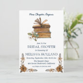 新しいチャプターブックブライダルシャワー招待状 招待状 (スタンド正面)