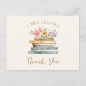 新しいチャプターブライダルシャワーありがとう ポストカード (正面)