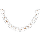 新しいチャプターブライダルシャワーの始まり バンティングフラッグ (全)