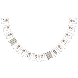 新しいチャプターブライダルシャワーの始まり バンティングフラッグ