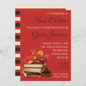 新しいチャプターブライダルシャワーの始まり 招待状 (正面/裏面)