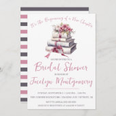 新しいチャプターブライダルシャワーの始まり 招待状 (正面/裏面)