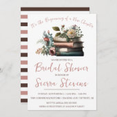 新しいチャプターブライダルシャワーの始まり 招待状 (正面/裏面)