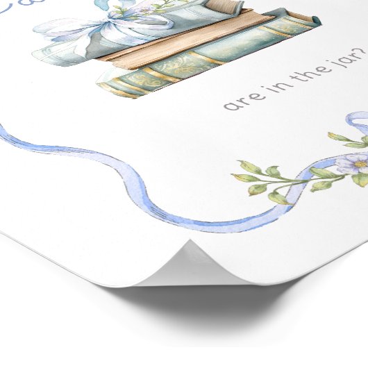 新しいチャプターブルーボウキャンディーの数 ポスター (角)