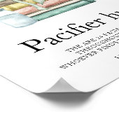 新しいチャプターベイビーシャワー – おしゃぶり狩りゲーム ポスター (角)