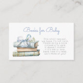 新しいチャプターベビー野草用のブルーボウ エンクロージャーカード (正面)