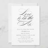 新しいチャプター愛は空気のブライダルシャワー写真 招待状 (裏面)