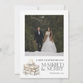 新しいチャプター結婚したとニュートラル新メリー入写真 シーズンカード (正面)