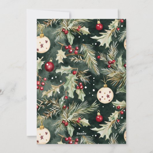 新しいチャプター結婚したと新しいメリーRed Bowの写真 シーズンカード (裏面)