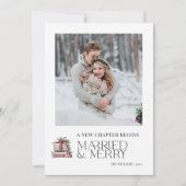 新しいチャプター結婚したと新しメリーい写真 シーズンカード (正面)