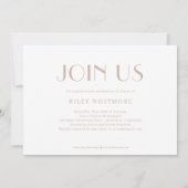 新しいチャプター編集可能カラーの卒業招待状 招待状 (裏面)