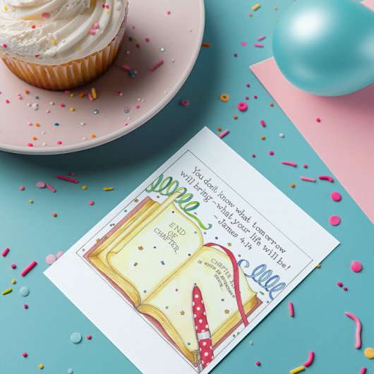 新しいチャプター誕生日カード カード