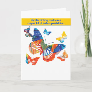 新しいチャプター誕生日カード カード