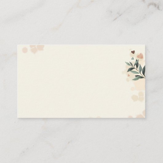 新しいチャプター赤ちゃんシャワーおむつラッフル エンクロージャーカード (裏面)