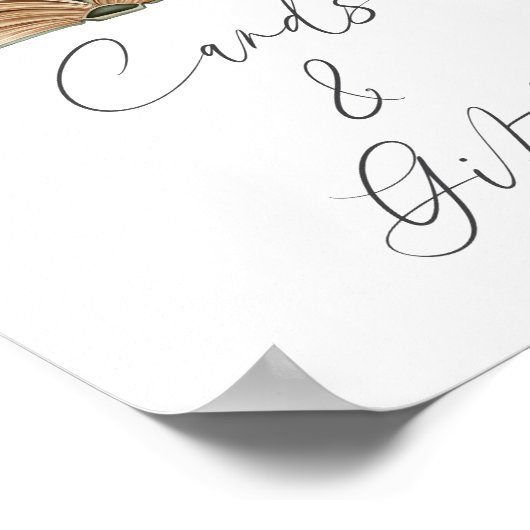 新しいチャプター赤ちゃんシャワーカードとギフト ポスター (角)