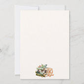 新しいチャプター赤ちゃんシャワー招待状- Storybook 招待状 (裏面)