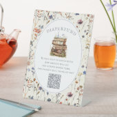 新しいチャプター赤ちゃんシャワー野花おむつファンド 台座サイン (インサイチュ)