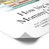 新しいチャプター赤ちゃんシャワー – ママの腹の大きさ ポスター (角)