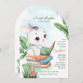 新しいチャプター赤ちゃんシャワー 招待状 (正面/裏面)