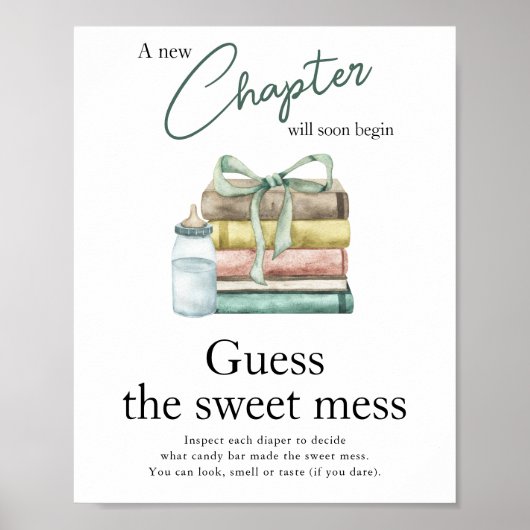 新しいチャプター赤ちゃんシャワー – 甘い混乱を推測 ポスター (正面)