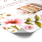 新しいチャプター開始カスタムブライダルシャワー記号 ポスター (角)