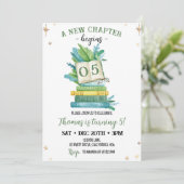 新しいチャプター開始ストーリーブック誕生日 招待状 (スタンド正面)