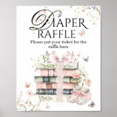 新しいチャプター開始フローラブックベビーガールシャワー ポスター (正面)