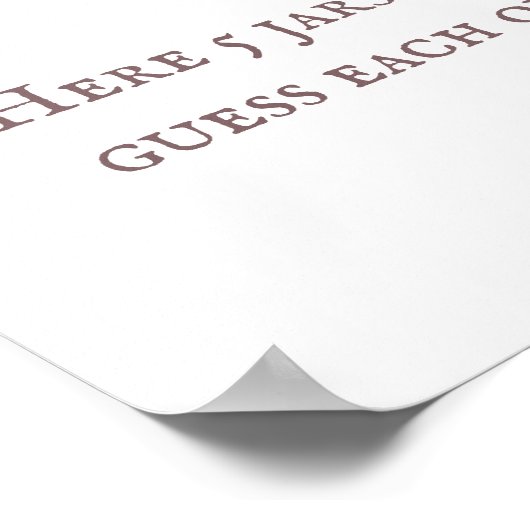 新しいチャプター開始ブックの推測ベイビーシャワーゲーム ポスター (角)