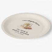 新しいチャプター開始ブライダルシャワー ペーパープレート (アングル)