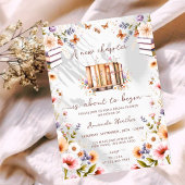 新しいチャプター開始ブライダルシャワー 招待状