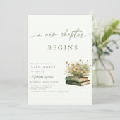 新しいチャプター開始， Storybookブライダルシャワー 招待状 (スタンド正面)