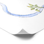 新しいチャプター青い弓の赤ちゃんシャワーへようこそ ポスター (角)