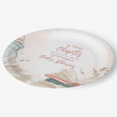 新しいチャプター・ストーリーブックベビーシャワー ペーパープレート (アングル)