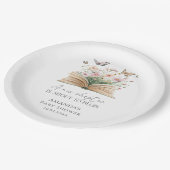 新しいチャプター・ストーリーブックベビーシャワー ペーパープレート (アングル)