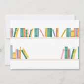 新しいチャプター・ストーリーブックベビーシャワー 招待状 (裏面)