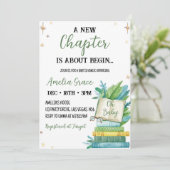 新しいチャプター・ストーリーブックベビーシャワー 招待状 (スタンド正面)