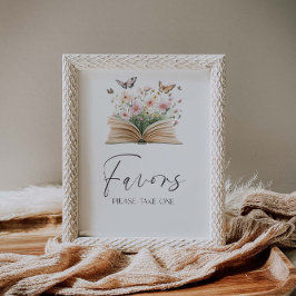 新しいチャプター・ストーリーブック赤ちゃんシャワー ポスター