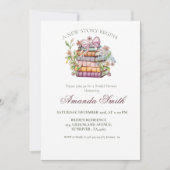 新しいチャプター・ストーリー・ブック・ブライダルシャワー 招待状 (正面)